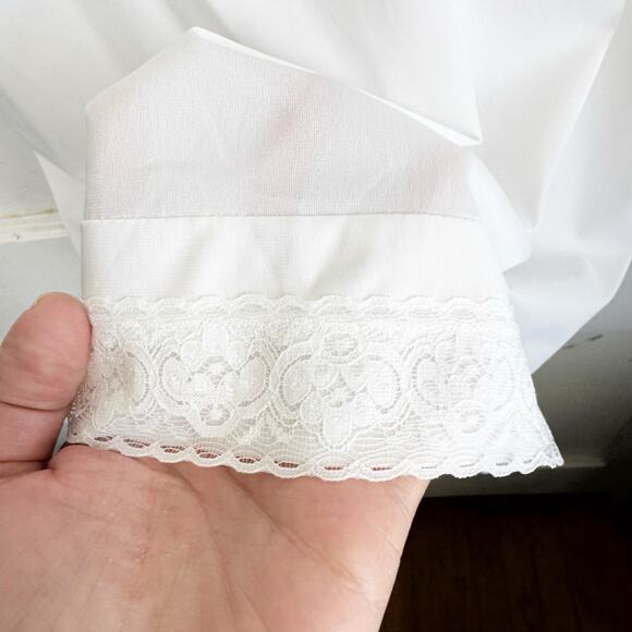 Vanity Fair Daywear Solutions Full Slip Style 10103 Sheer Lace Design Size 34 - Picture 9 of 16